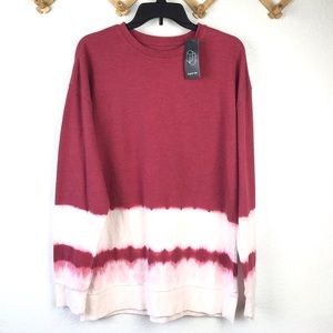 NWT Oversized Tie Dye Long Sleeve